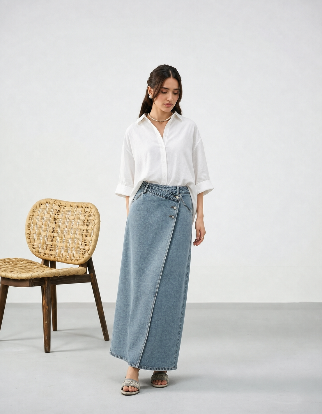 Button Skirt